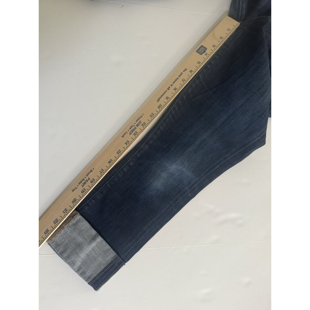 Citizens of Humanity Jeans Womens 26 Blue Dani Crop Straight Leg Cuffed #6327 - Picture 14 of 14